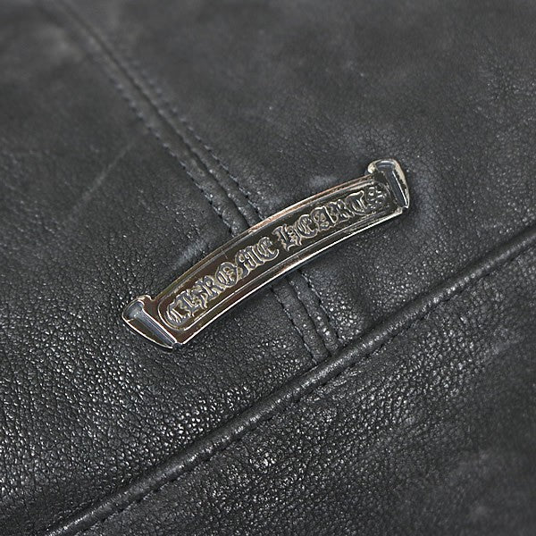 CHROME HEARTS Lelo Flare Knee Patch Bag Black Size ONE SIZE