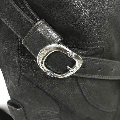 CHROME HEARTS Lelo Flare Knee Patch Bag Black Size ONE SIZE