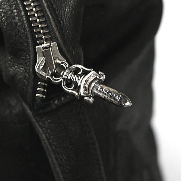 CHROME HEARTS Lelo Flare Knee Patch Bag Black Size ONE SIZE