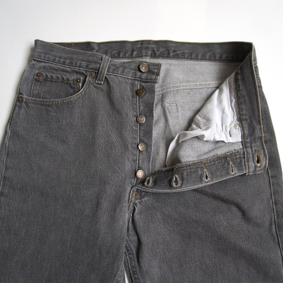 Levi's 90s 501 Black Jeans Denim Pants Size 33×30