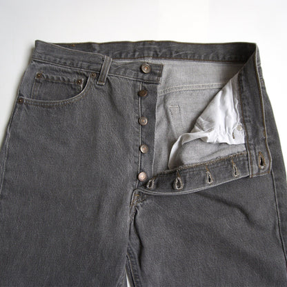 Levi's 90s 501 Black Jeans Denim Pants Size 33×30