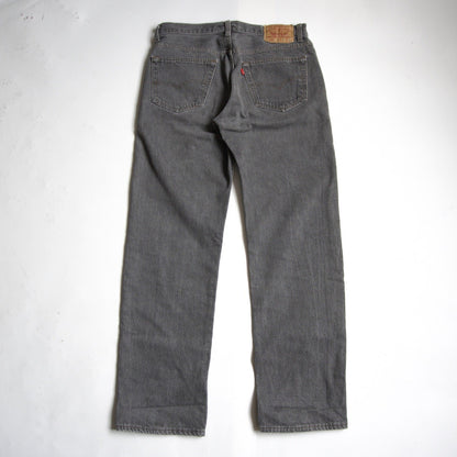Levi's 90s 501 Black Jeans Denim Pants Size 33×30