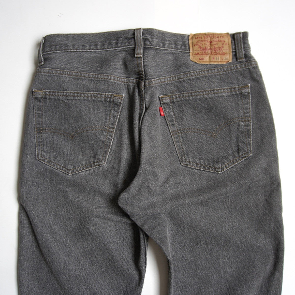 Levi's 90s 501 Black Jeans Denim Pants Size 33×30
