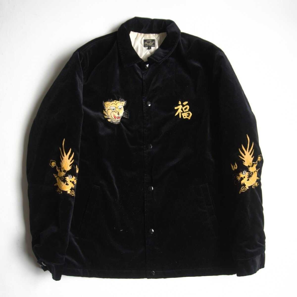 GOLD VELVETEEN VIET-NAM JACKET Size M