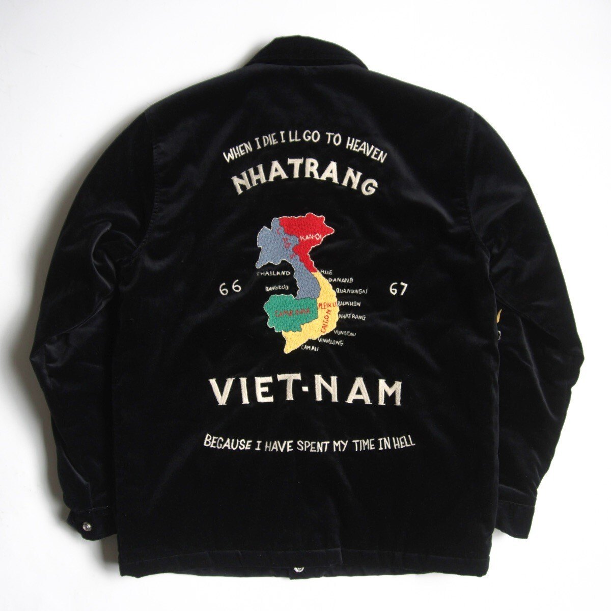GOLD VELVETEEN VIET-NAM JACKET Size M