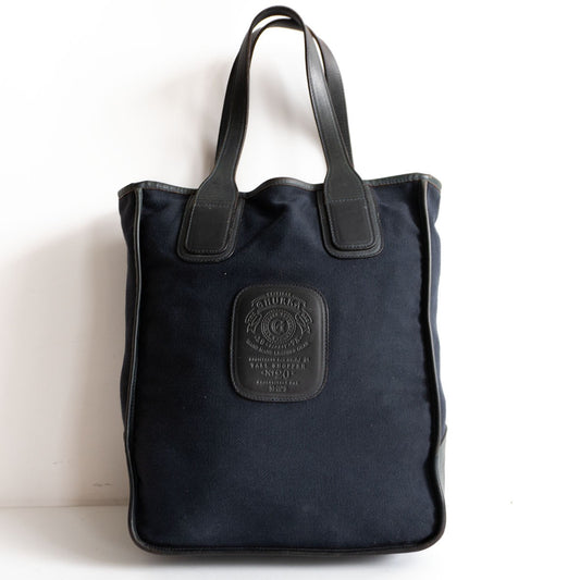 GHURKA NO.20 Tall Shopper Leather Canvas Tote Size ONE SIZE