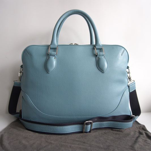 PELLE MORBIDA Maiden Voyage Convertible Tote Bag Blue