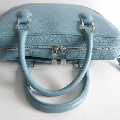 PELLE MORBIDA Maiden Voyage Convertible Tote Bag Blue