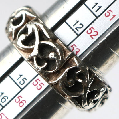 CHROME HEARTS Eternity Vine Band Silver Ring Size ONE SIZE