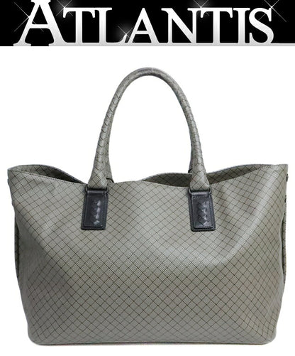 BOTTEGA VENETA Marcopolo PVC Tote Moss Gray Size ONE SIZE
