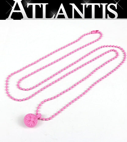CHROME HEARTS Pink Silicone Ball Necklace Size ONE SIZE