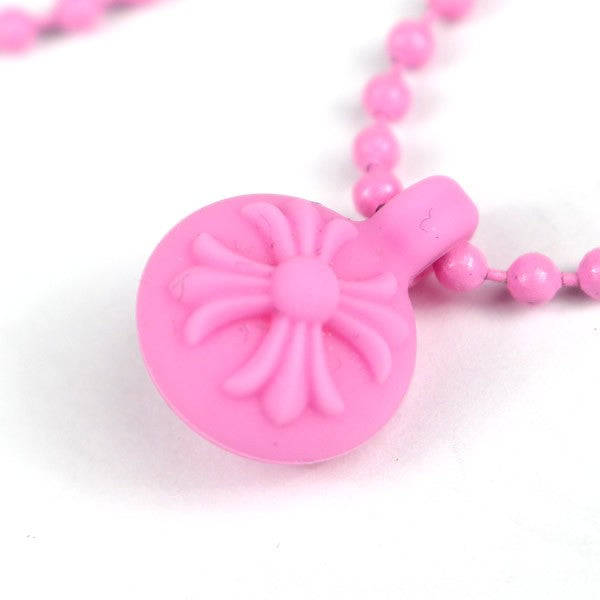 CHROME HEARTS Pink Silicone Ball Necklace Size ONE SIZE