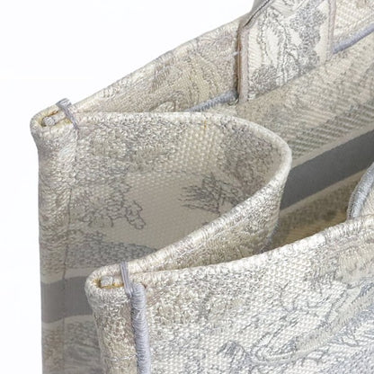 Christian Dior Toile de Jouy Canvas Tote Gray Size ONE SIZE