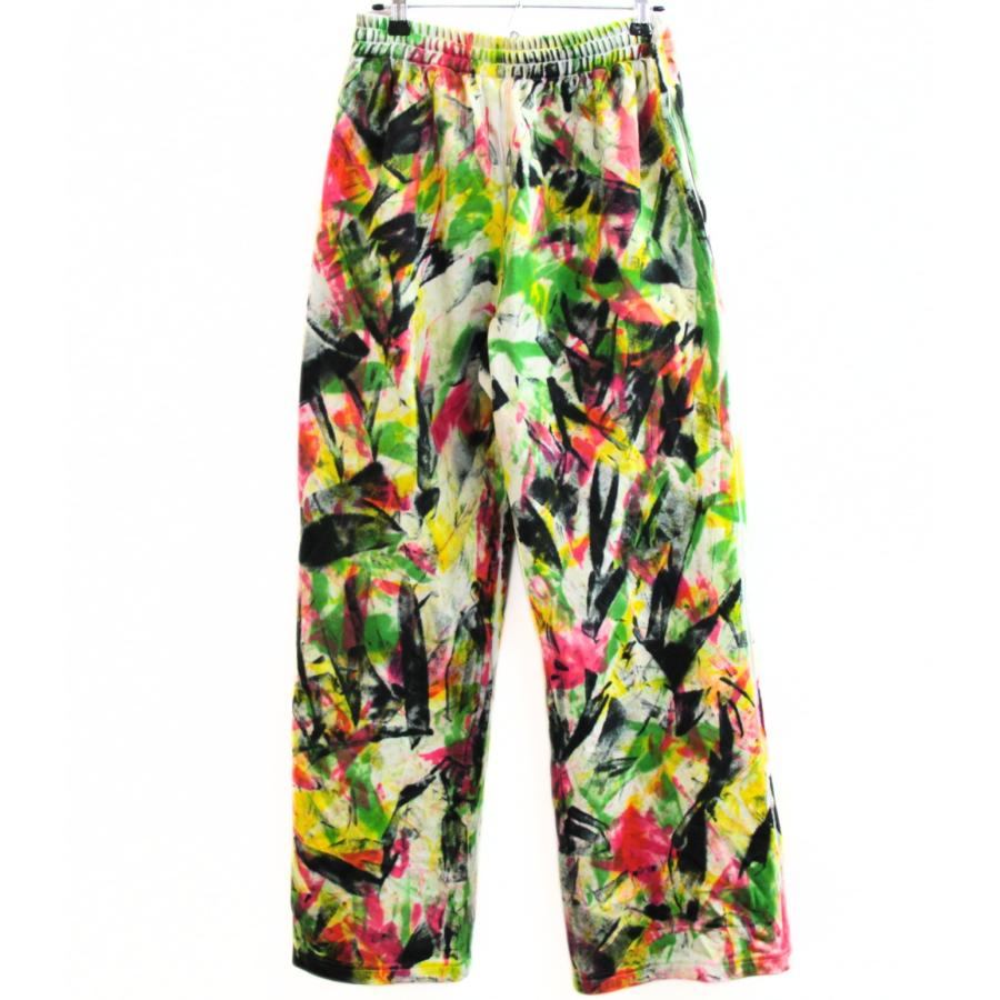 CELINE Tie-Dye Flare Jogger Pants Multi Color Size XS