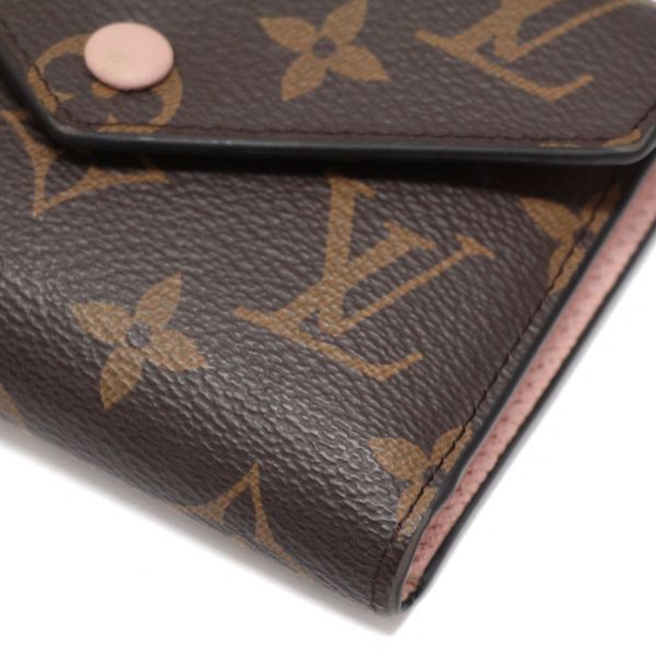 Louis Vuitton Monogram Rose Compact Wallet Size ONE SIZE