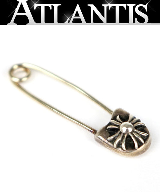 CHROME HEARTS Small Safety Pin Silver Charm Size ONE SIZE