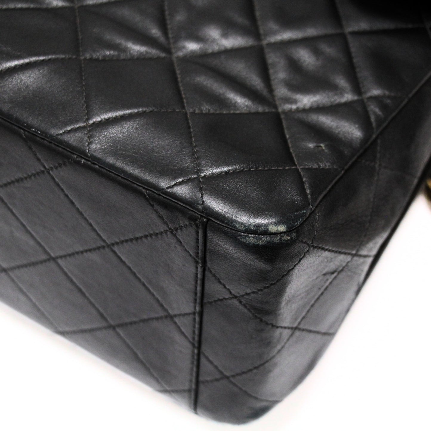 CHANEL Large Matelasse 34 Lambskin Chain Bag Size ONE SIZE
