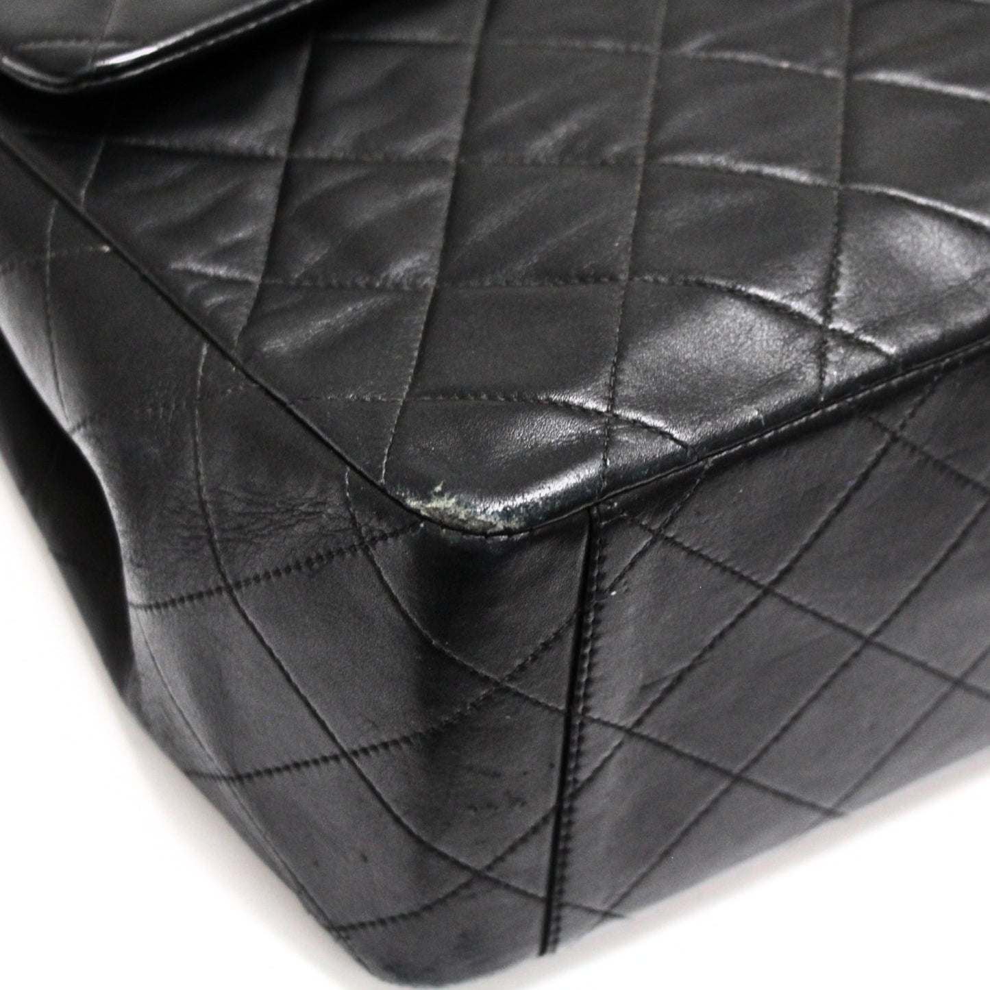 CHANEL Large Matelasse 34 Lambskin Chain Bag Size ONE SIZE
