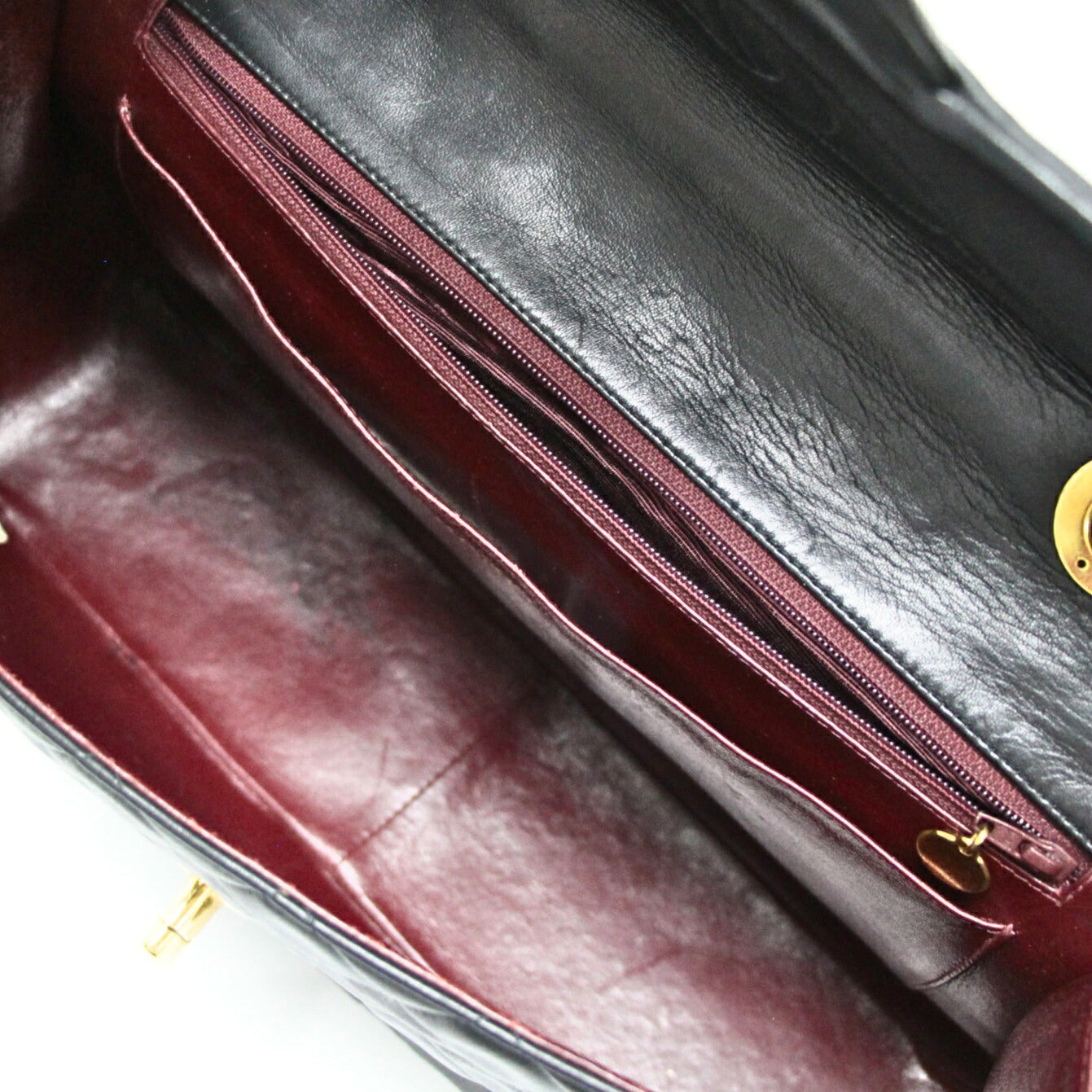CHANEL Large Matelasse 34 Lambskin Chain Bag Size ONE SIZE