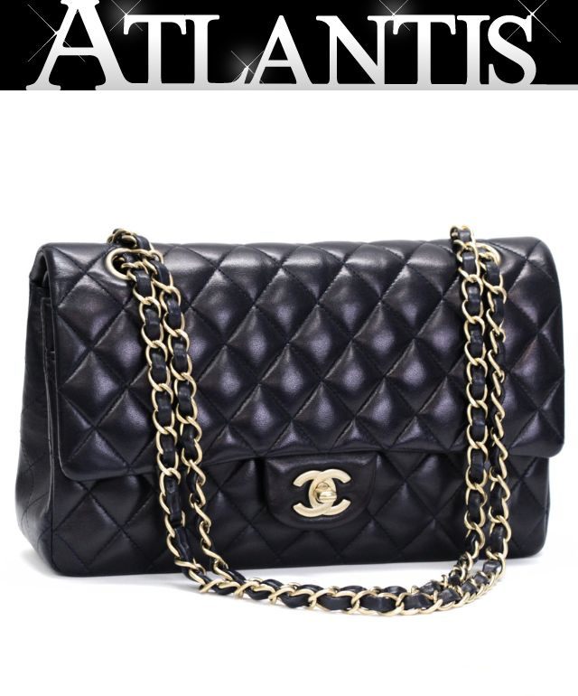 CHANEL Matelasse 25 Double Flap Lambskin Bag Size ONE SIZE