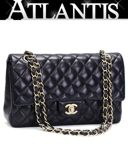 CHANEL Matelasse 25 Double Flap Lambskin Bag Size ONE SIZE