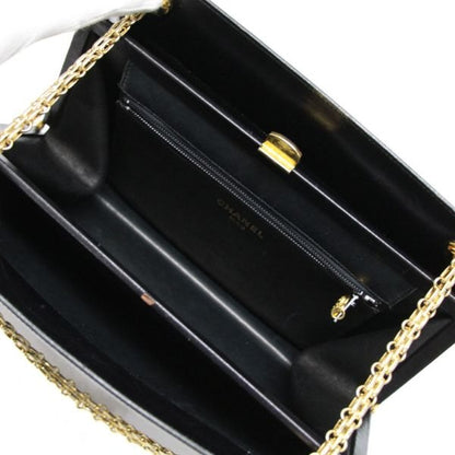CHANEL Vintage Coco Mark Calfskin Shoulder Bag Size ONE SIZE