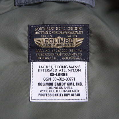 COLIMBO MA-1 Verona Stato Flight Jacket Sage Green Size XXL