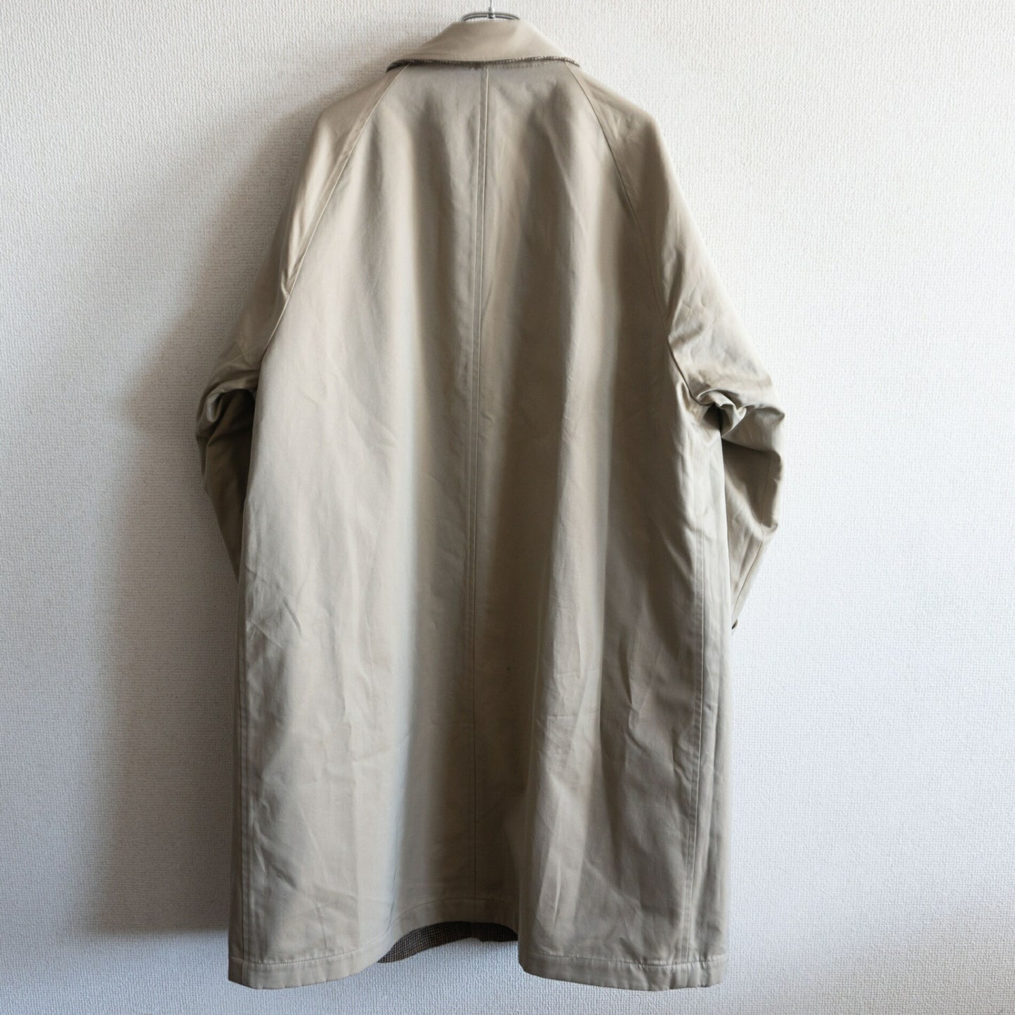 ANATOMICA Reversible Tweed Raglan Coat Size 44