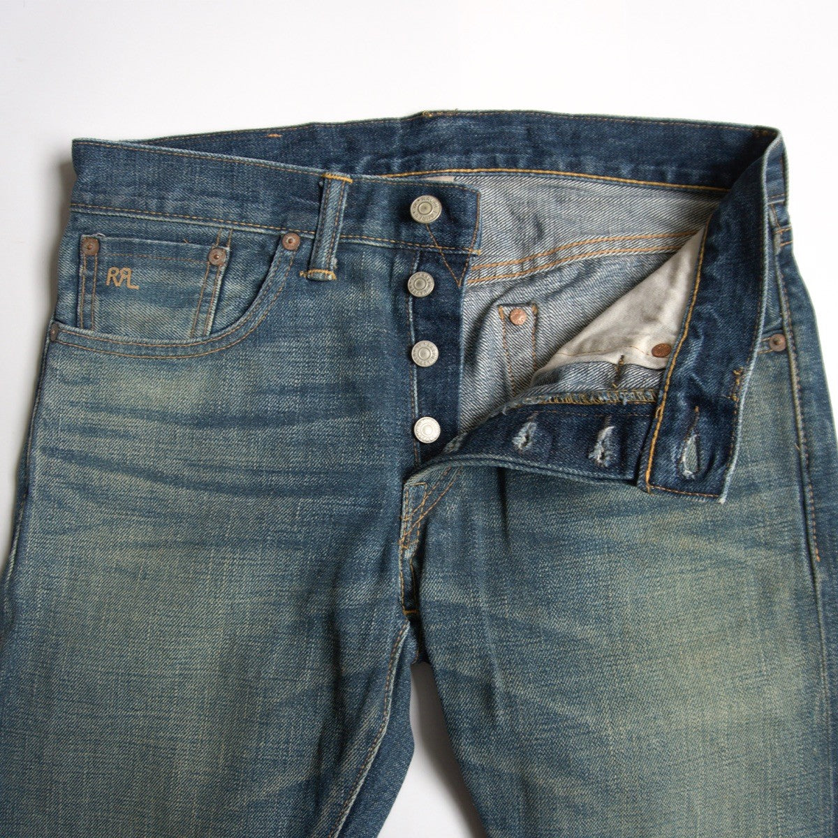 RRL Santos Wash Slim Fit Jeans Vintage Size 29×30