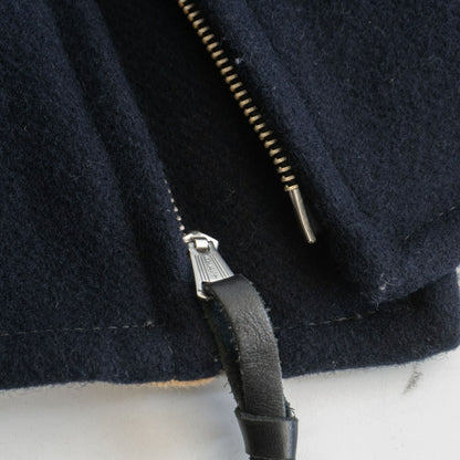At Last & Co 44 MELTON RIDERS JACKET Blue Size 44
