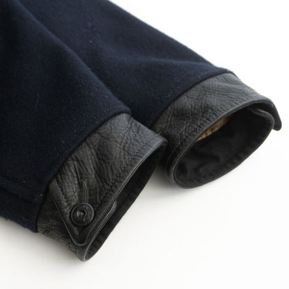 At Last & Co 44 MELTON RIDERS JACKET Blue Size 44