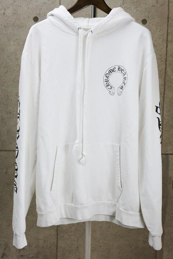 CHROME HEARTS MATTY BOY Chomper Hoodie White Size L