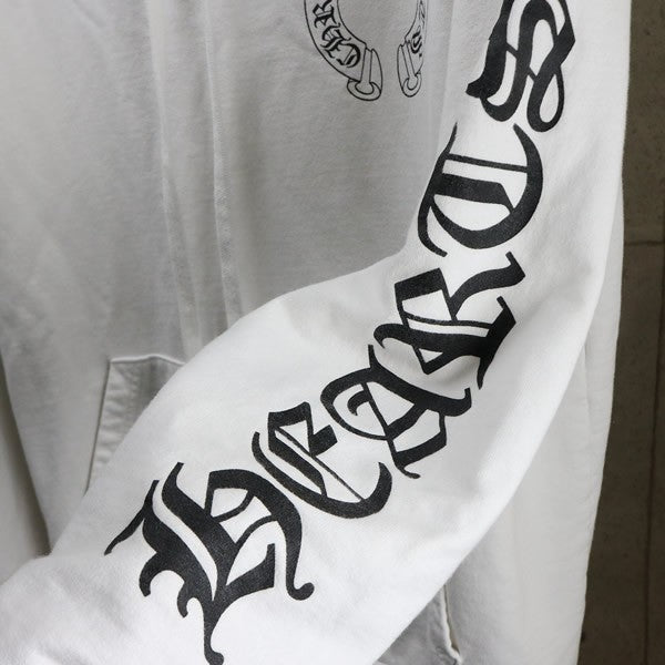 CHROME HEARTS MATTY BOY Chomper Hoodie White Size L