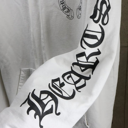 CHROME HEARTS MATTY BOY Chomper Hoodie White Size L