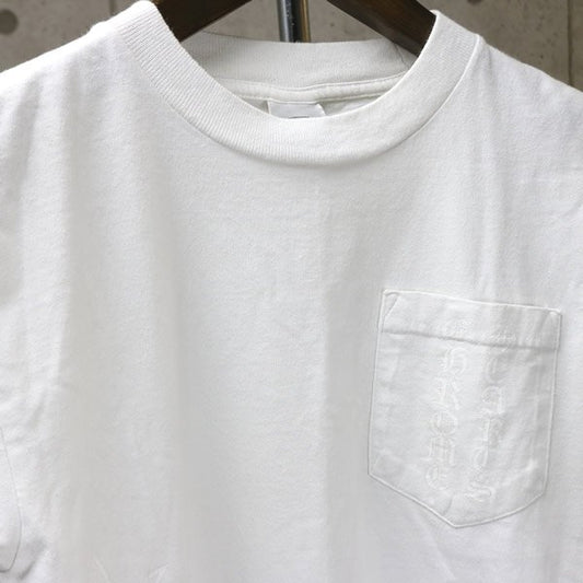CHROME HEARTS T-Bar Star Print Cotton T-Shirt White Size S