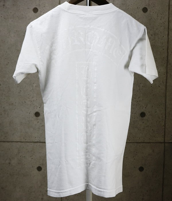 CHROME HEARTS T-Bar Star Print Cotton T-Shirt White Size S
