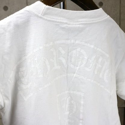 CHROME HEARTS T-Bar Star Print Cotton T-Shirt White Size S