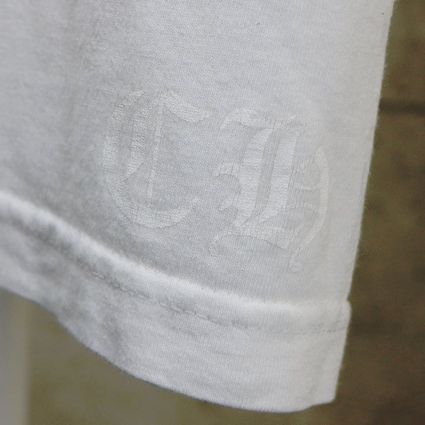CHROME HEARTS T-Bar Star Print Cotton T-Shirt White Size S