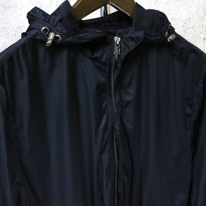 CHROME HEARTS PUDDLES Leather CH Cross Coat Black Size M
