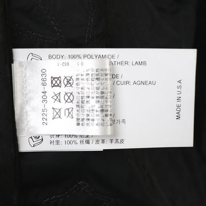 CHROME HEARTS PUDDLES Leather CH Cross Coat Black Size M