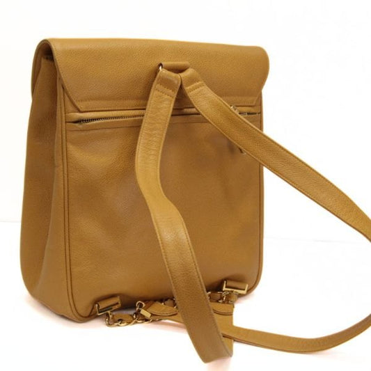 CHANEL Yellow Caviar Large Coco Backpack Bag Size ONE SIZE