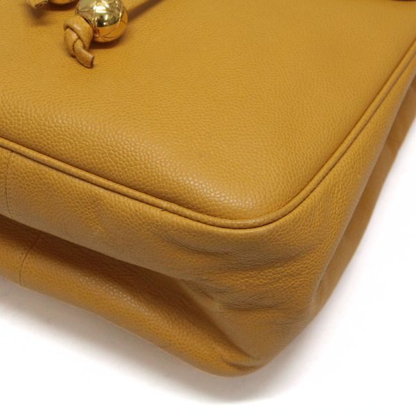 CHANEL Yellow Caviar Large Coco Backpack Bag Size ONE SIZE