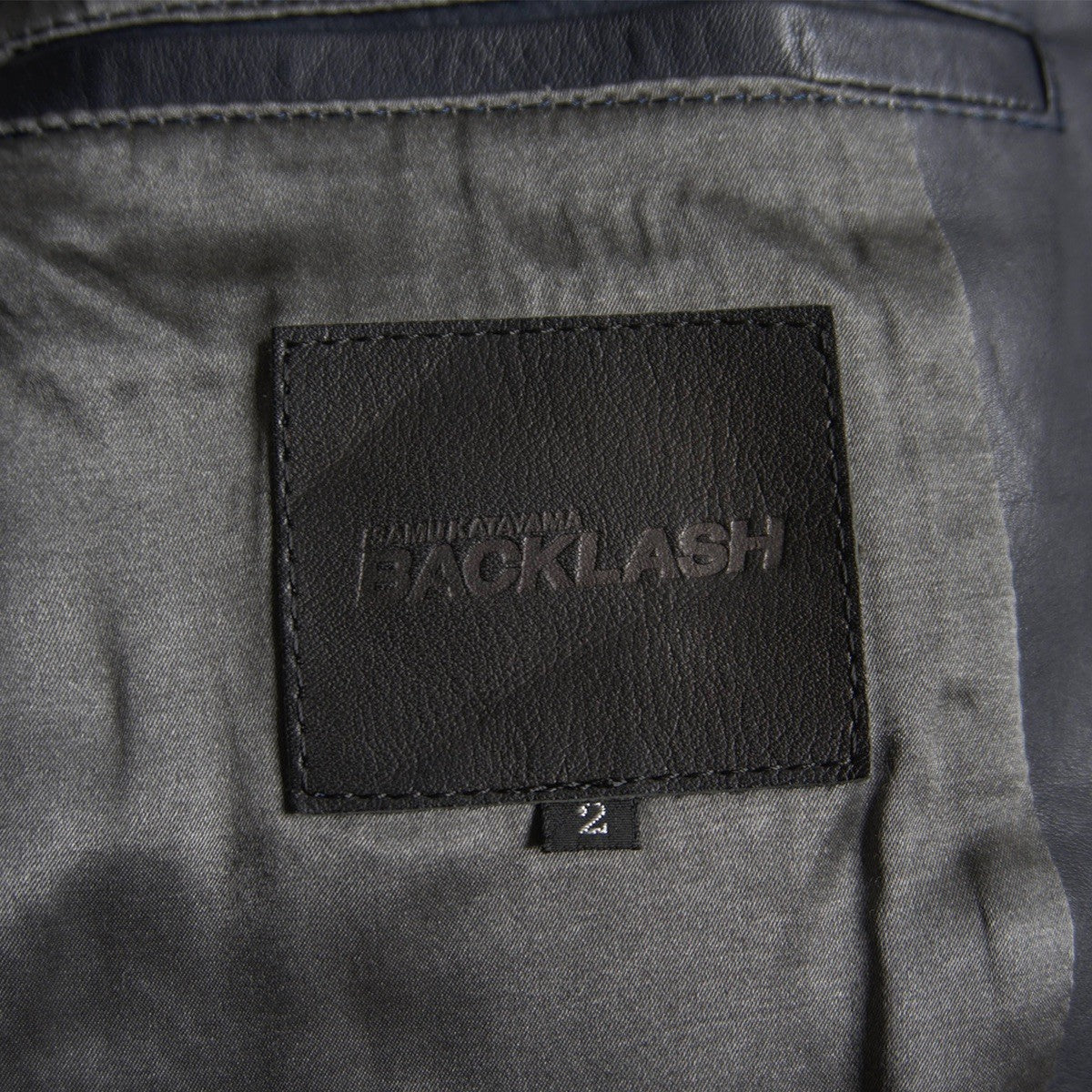 ISAMU KATAYAMA BACKLASH Italian Steer Leather Hooded Size M