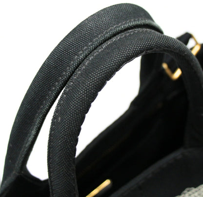 PRADA Canapa Mini Canvas 2WAY Tote Bag Size ONE SIZE