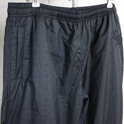 CHROME HEARTS CH Embro Logo Print Track Pants Black Sweatpants Size M