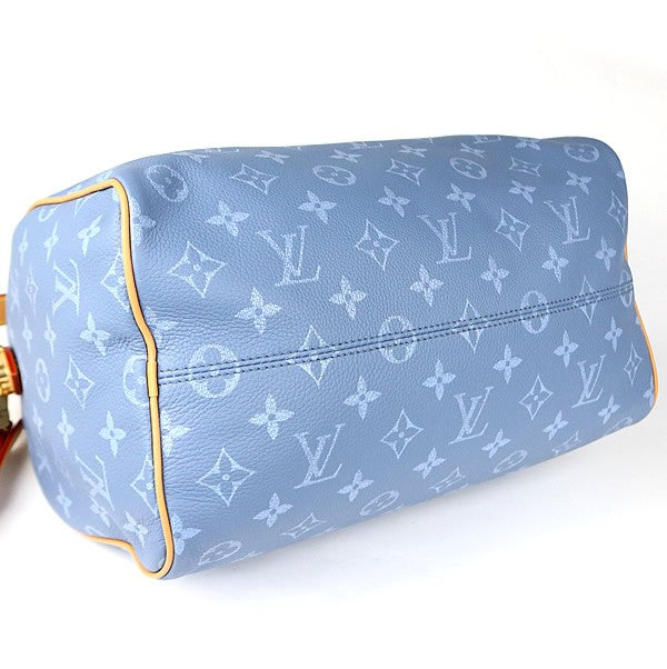 LOUIS VUITTON Speedy P9 30 Handbag Blue Size ONE SIZE