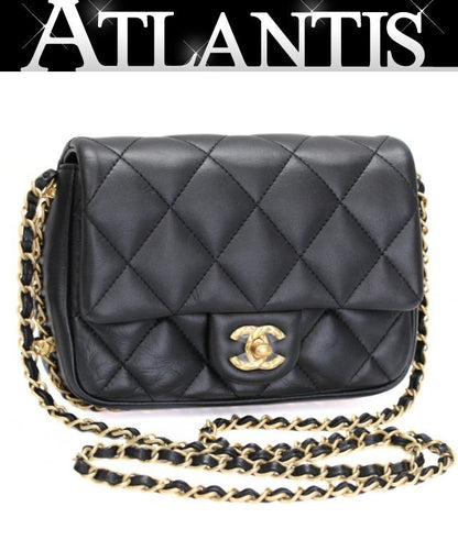 CHANEL Matelasse 18 Chain Around Lambskin Bag Size ONE SIZE