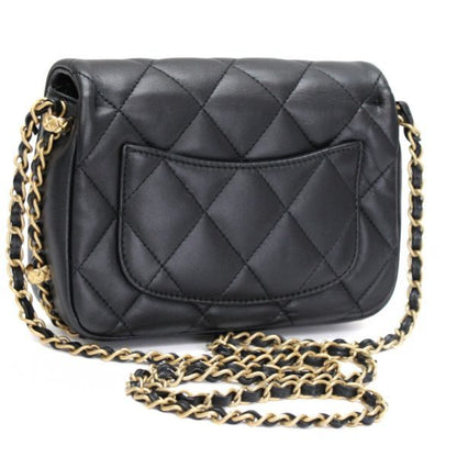 CHANEL Matelasse 18 Chain Around Lambskin Bag Size ONE SIZE