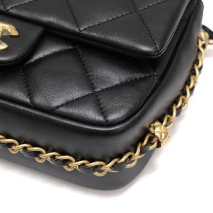 CHANEL Matelasse 18 Chain Around Lambskin Bag Size ONE SIZE