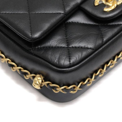 CHANEL Matelasse 18 Chain Around Lambskin Bag Size ONE SIZE